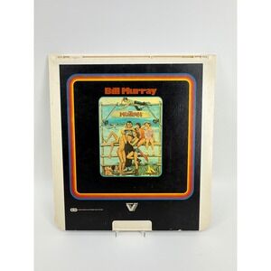 Vestron Video Meatballs CED Movie Bill Murray OS White Black Vintage 1982‎ Disc